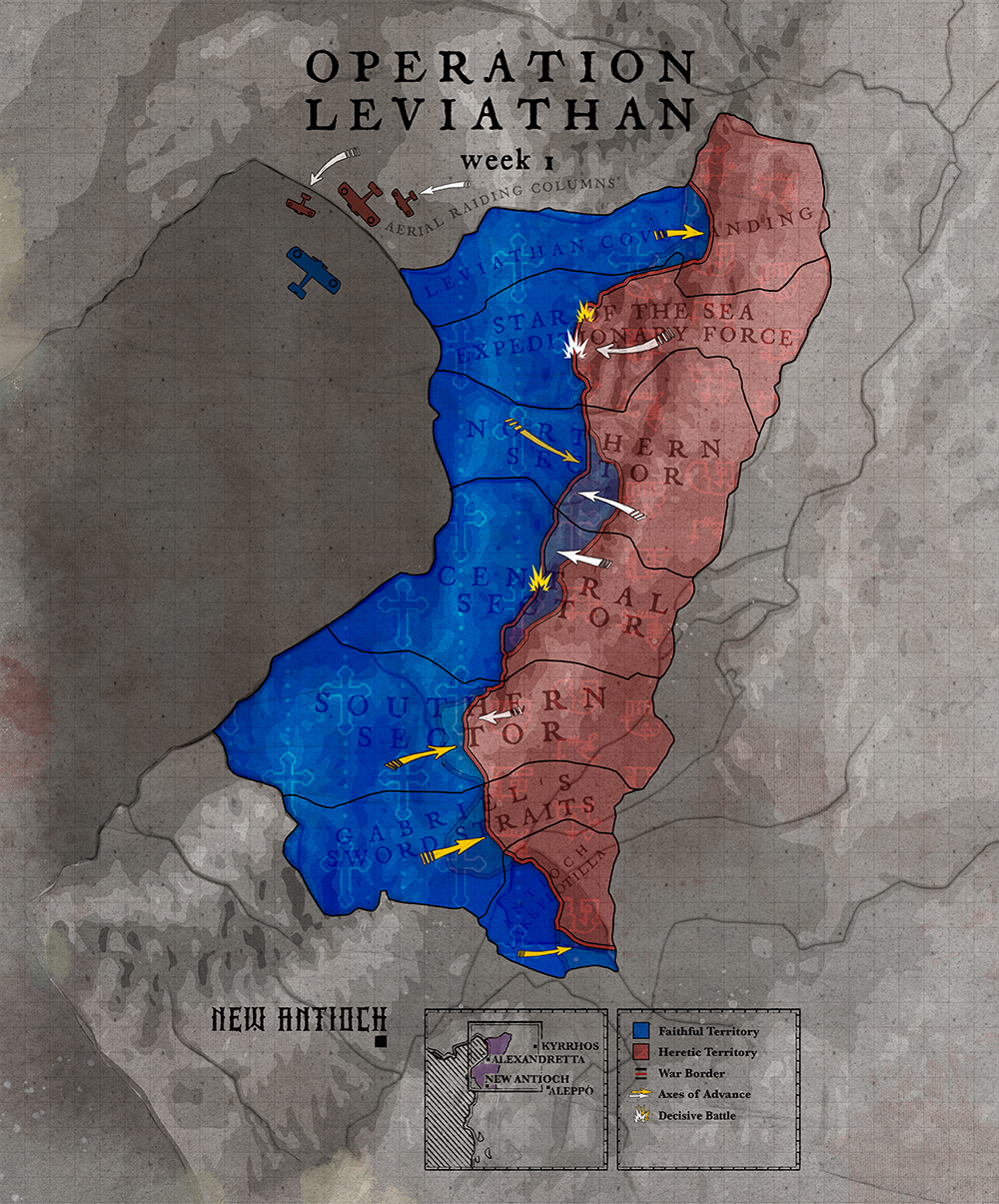 Operation Leviathan map
