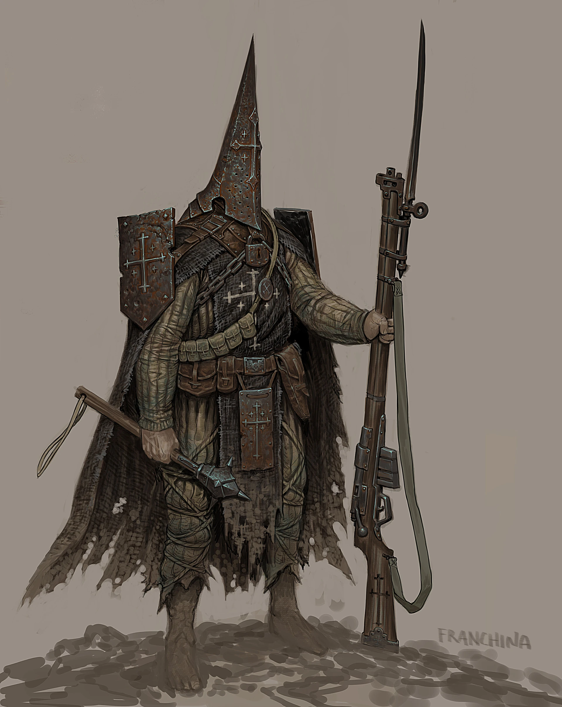 Trench Pilgrim by Mike Franchina